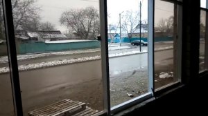 Монтаж алюминиевого витража.