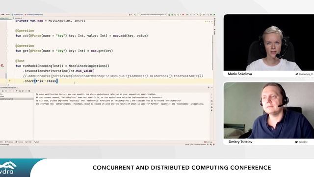 Maria Sokolova — Workshop. Lincheck: Testing concurrency on the JVM (Part 2) смотреть онлайн