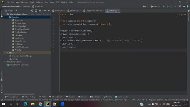 Python With Selenium Part 16: Alerts/Popups | Switching to Alerts/Popups смотреть онлайн