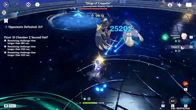 [Genshin Impact Abyss 4.1] Duo Clear - C1R1 Hu Tao x C1R1 Yelan смотреть онлайн
