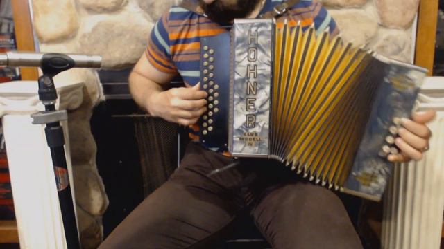 3265 - Blue Hohner Club Model IV Button Accordion BbEb $499 смотреть онлайн