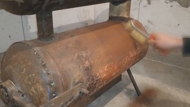 ПЕЧЬ из ГАЗОВЫХ БАЛЛОНОВ. БУРЖУЙКА в ГАРАЖ своими руками смотреть онлайн