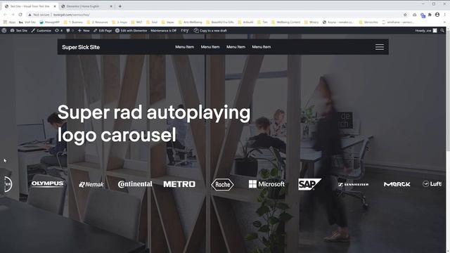 Create a Smooth Infinite Loop Image Carousel with Elementor Pro смотреть онлайн