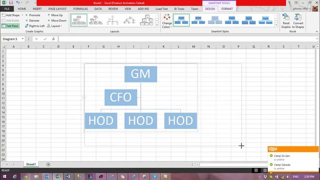 How to create flow chart in Excel 2013 using SmartArt function смотреть онлайн