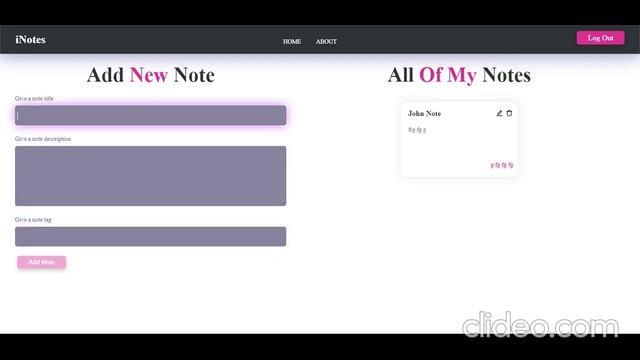 Full Stack MERN Project - Online Notebook App | MongoDB, Express, React, Node смотреть онлайн