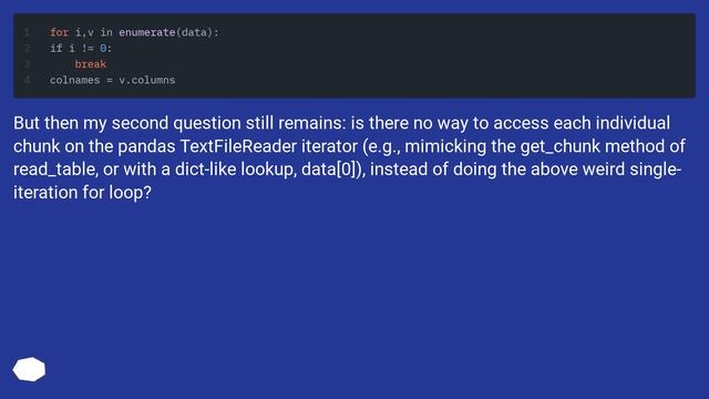 Pandas read_hdf: how to get column names when using chunksize or iterator? смотреть онлайн
