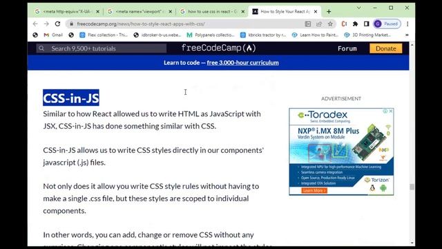 React JS || How to use bootstrap in react JS || Some main topics in React js || online class live смотреть онлайн