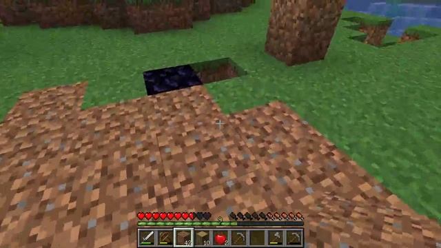 MineCraft #4 Шахта где куча железа, золота смотреть онлайн