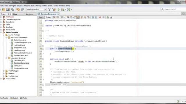 Lesson 14 Java Swing Combobox 1 смотреть онлайн