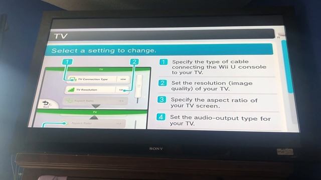 Wii U System Settings Aspect Radio 16:9 & 4:3 Non HDMI and HDMI смотреть онлайн