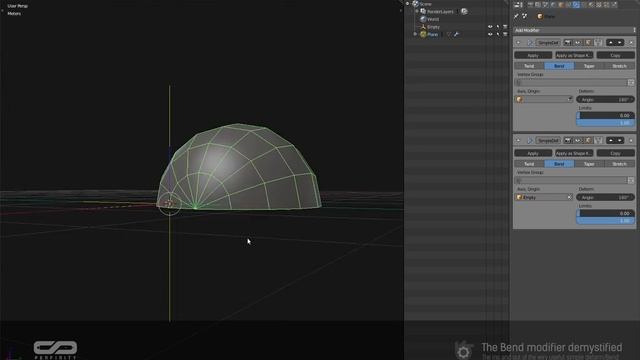 The Blender 3D simple deform demystified смотреть онлайн