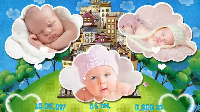 Я родилась Детское СлайдШоу Детский проект I was born Baby SlideShow Children's Project смотреть онлайн