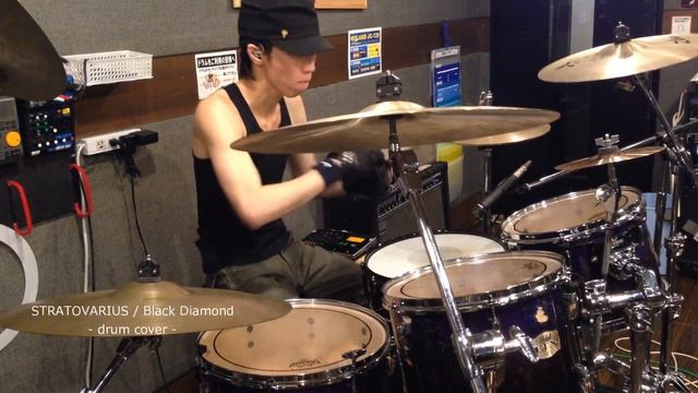 STRATOVARIUS / Black Diamond - drum cover - смотреть онлайн