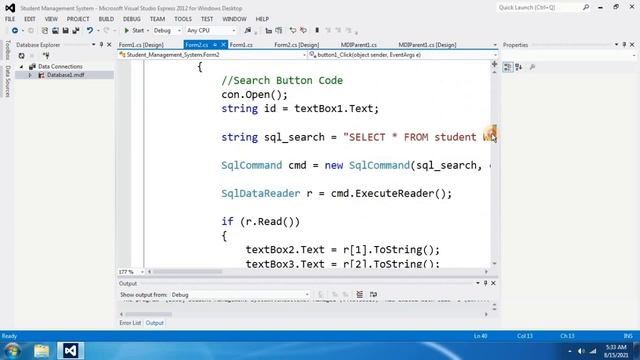 How to fix The connection was not closed error in Visual Studio C#.NET Final Project? смотреть онлайн