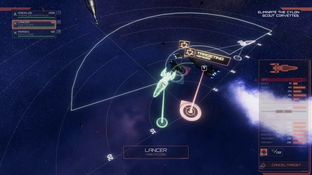 Battlestar Galactica Deadlock Resurrection Gameplay (PC Game). смотреть онлайн