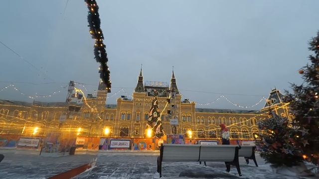 Дубна winter trip VLÕG | Зимняя Москва • Праздничные Красная площадь и ВДНХ смотреть онлайн