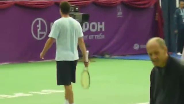 Marat Safin Practice In St. Petersburg