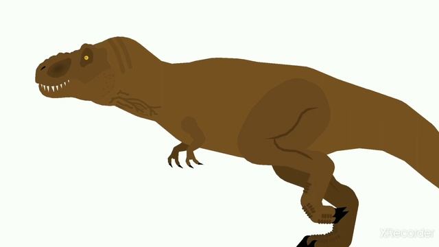 Dinosaur (T_REX) running animation смотреть онлайн