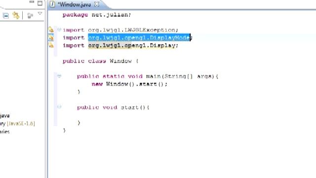 Java LWJGL Tutorial :: Creating a Window смотреть онлайн
