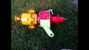 Переломный узел для вездехода на шинах низкого давления (кулак газ 66)