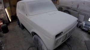 Что будет если нанести защитное покрытие Raptor "по мокрому" на эпоксидный грунт Body 989?