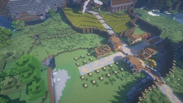 Рынок в стиле средневековья в майнкрафт| Таймлапс | Minecraft building смотреть онлайн
