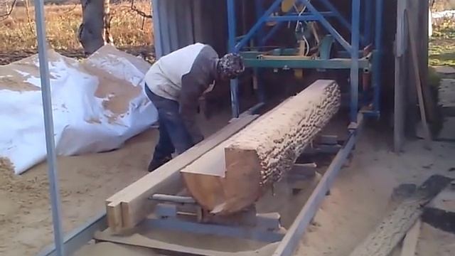самодельная дисковая пилорама (sawmill) смотреть онлайн