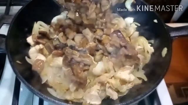 "Паста с куриным филе и грибами" рецепт от кулинара в деревне смотреть онлайн