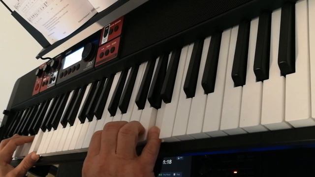 La Golondrina - a bright, soft trumpet sound on the Casio CT-S1000V keyboard смотреть онлайн