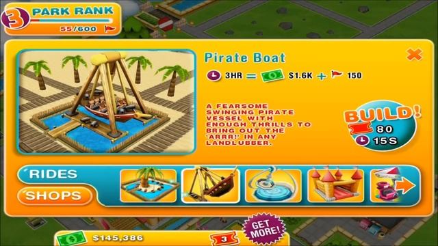 Theme Park - iPad 2 - HD Gameplay Trailer смотреть онлайн