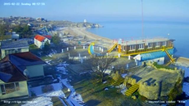 Беседки, Щёлкино, 22.02.2015, ч.2 - видео с веб-камеры 4