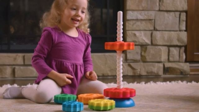 Пирамидка Шестеренки Крутящиеся смотреть онлайн