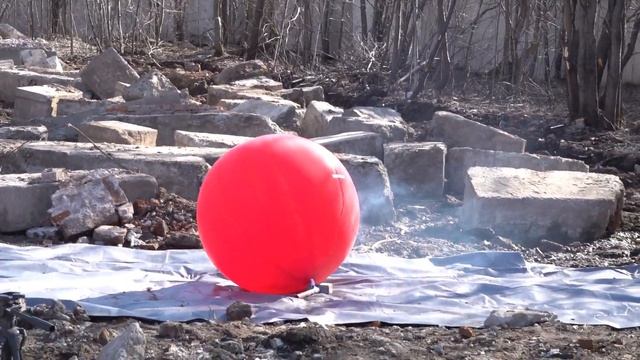 Гигантский воздушный шар наполненный газом ??? смотреть онлайн