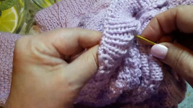 Кетлевание горловины крючком. смотреть онлайн