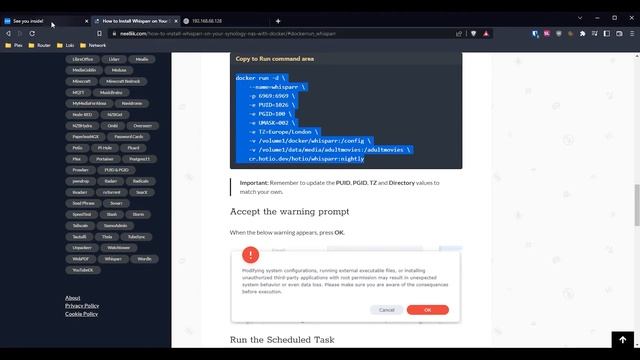 How to Install Whisparr on Your Synology NAS with Docker смотреть онлайн