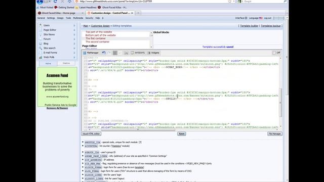 Ucoz Tutorial #1 Background Color/Image of Site Navigations смотреть онлайн