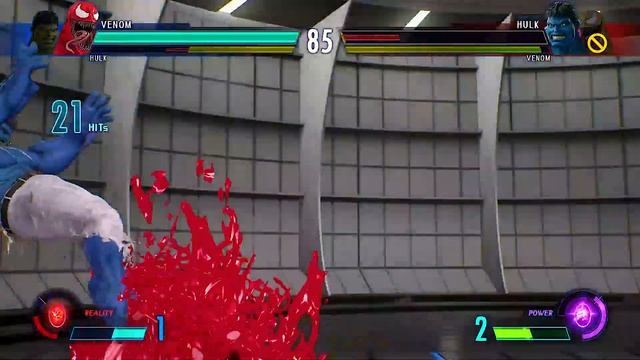 Hulk & Red Venom Vs Blue Hulk & Yellow Venom [ Hard AI ] | Marvel vs Capcom: Infinite смотреть онлайн