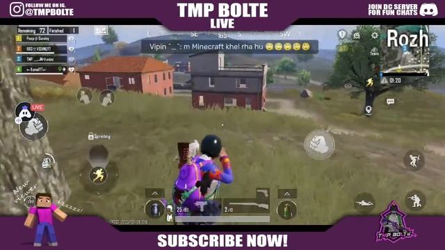 BGMI LIVE AFTER A LONG BREAK ?♥️ | ROAD TO 3K | JAVA+PE SERVER?? | TMP BOLTE LIVE смотреть онлайн
