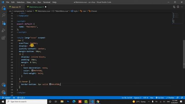 #05 Styling Navbar| Car Shop Front End | Vue Js 2 #vue_js_2 смотреть онлайн