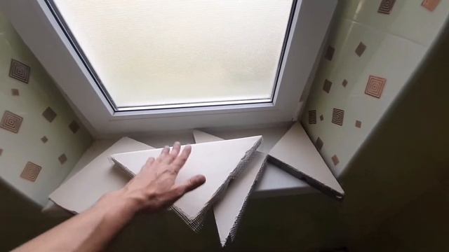 Как сделать полочки из кафеля в ванную. смотреть онлайн