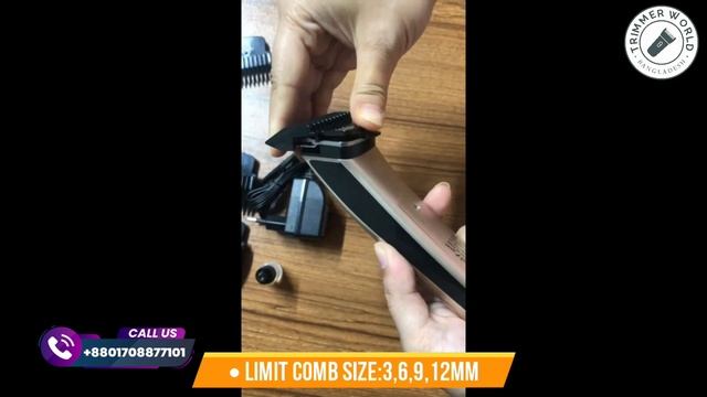 HTC AT-128 Rechargeable Hair Trimmer Hair Clipper смотреть онлайн
