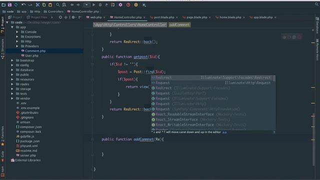 Laravel 5.3 Blog in 30 Min create new table from voyger and add commnet lesson 8 смотреть онлайн