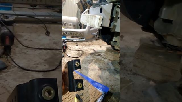 Подгонка крепления бинара 5 с, на короллу 140