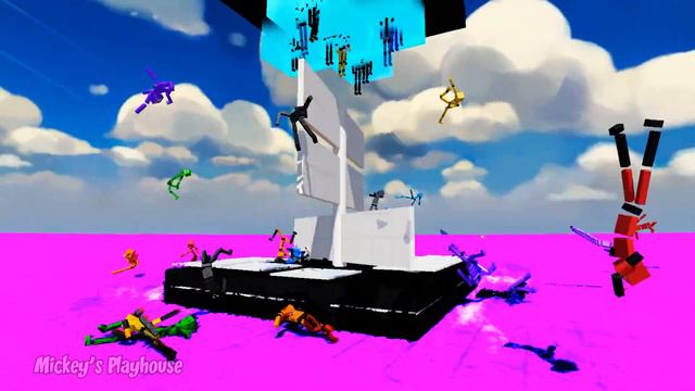 Fun with Ragdolls: Crazy & Satisfying Actions - Episode 20 смотреть онлайн