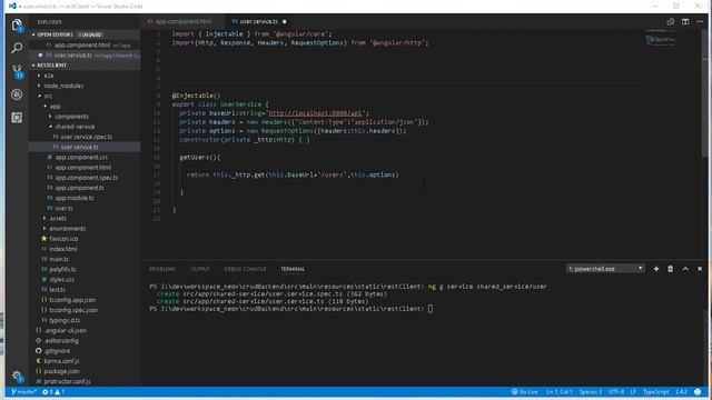 Angular-4 with Spring boot Rest CRUD operations - #4 Angular4 Service Class смотреть онлайн