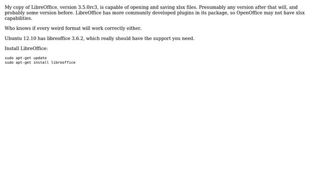 Ubuntu: Can I open Excel .xlsx files with LibreOffice Calc? (3 Solutions!!) смотреть онлайн