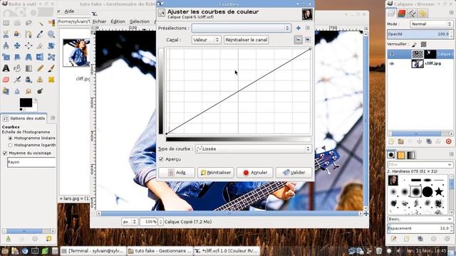 GIMP - Truquer une photo en remplaçant un visage avec GIMP смотреть онлайн