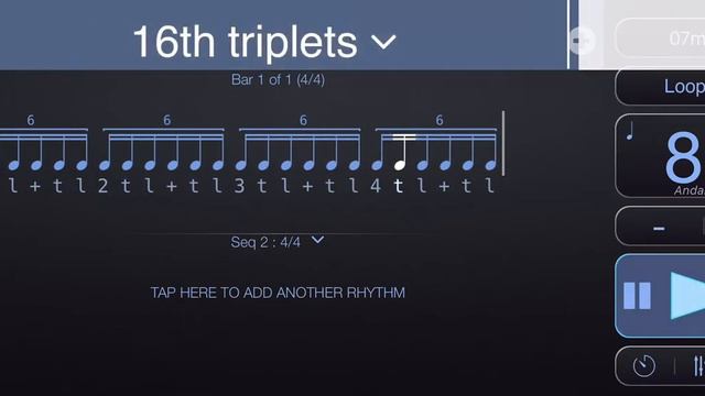 16th triplets tempo 85 talk metronome смотреть онлайн