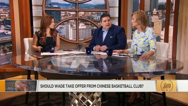 Jackie MacMullan: Dwyane Wade shouldn't take offer to play in China | The Jump | ESPN смотреть онлайн