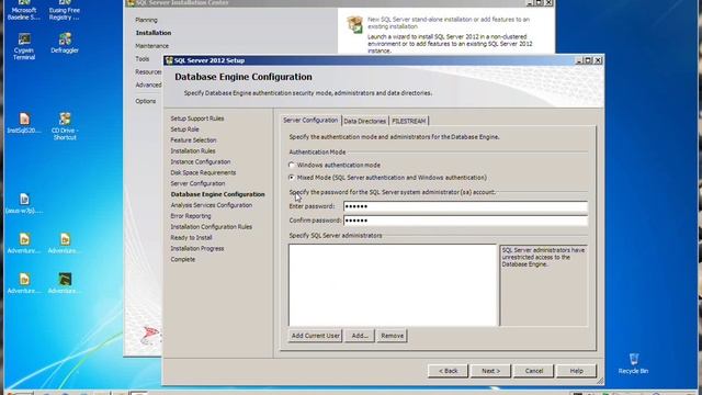 DB & SQL – Appendix B: Installation des MS SQL Server 2012 смотреть онлайн